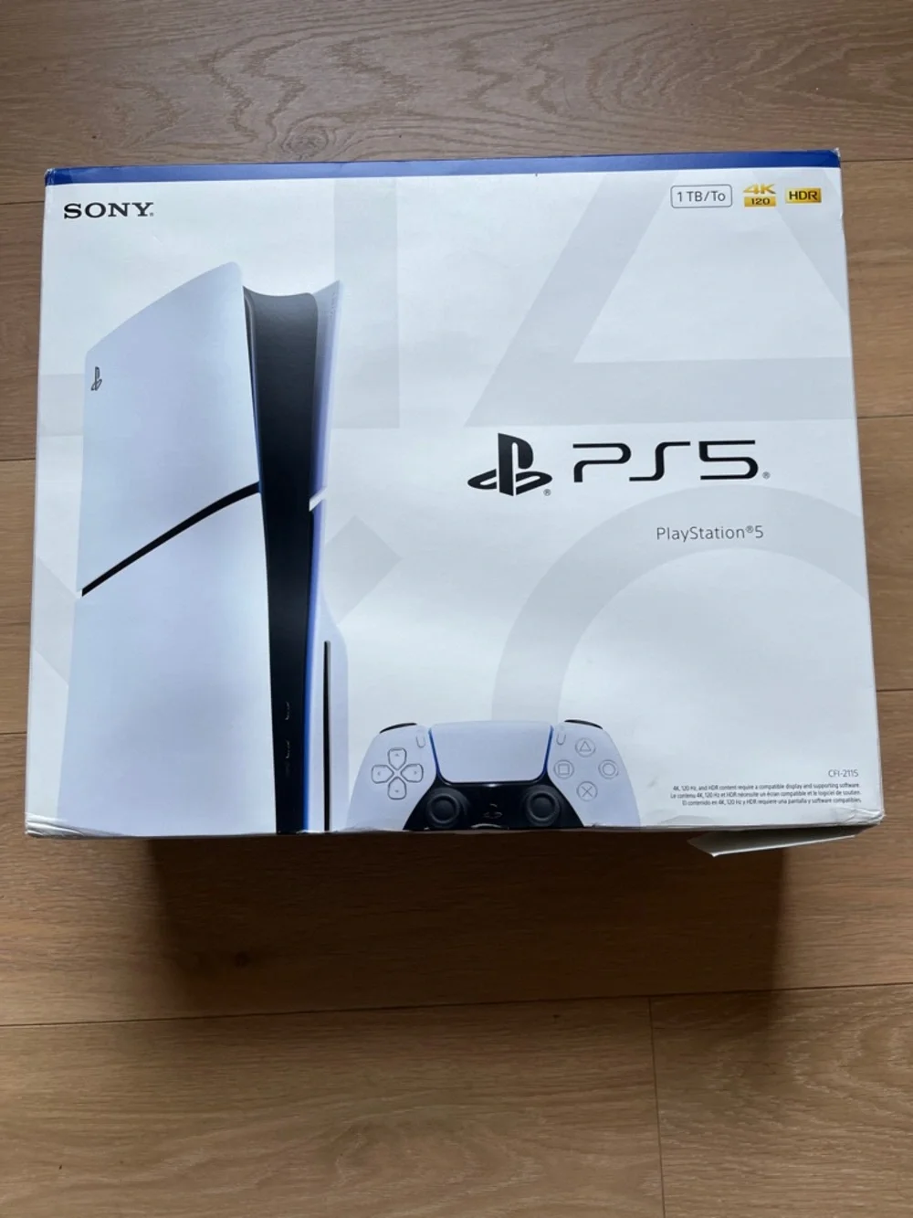 Sony PS5 Console in White with Black Accents